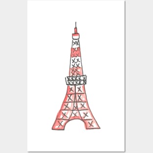 Tokyo Icons: Tokyo Tower Posters and Art
